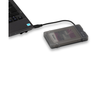 Akcesoria do dysków i-tec USB 3.0 MySafe Easy Obudowa 2,5" 9,5mm SATA HDD / SSD Czarny